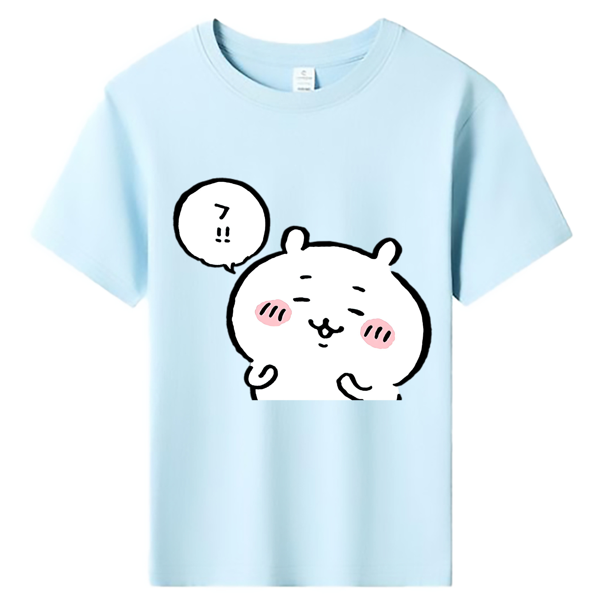 （画像用） ちいかわ ちいかわ Chii-kawa chiikawa 綿100％キッズTシャツ（フロントプリント）